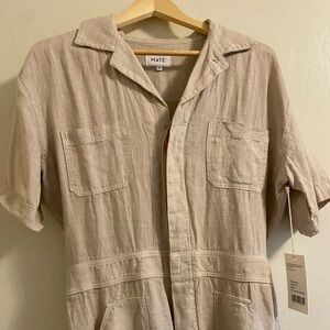 Nate the Label Linen Jumpsuit M